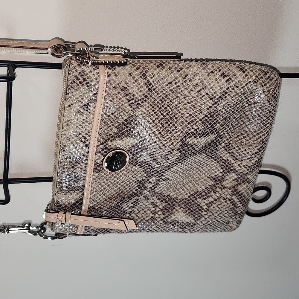 Coach Python Snakeskin Crossbody Signature Embossed Exoctic Swingback Legacy
